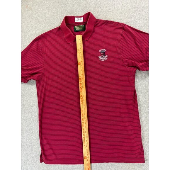 St Andrews THE OLD COURSE Authentic S/S Golf Polo Shirt (Men's XL) Red - Picture 7 of 10